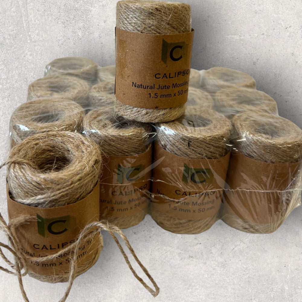 Jute Mossing Twine Natural British Flowers direct by Evolve Flowers