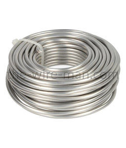 Wire - Aluminium 5mm x 1kg spool silver
