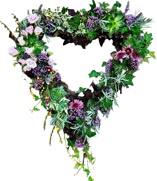 buy heart wreath UK wholesale