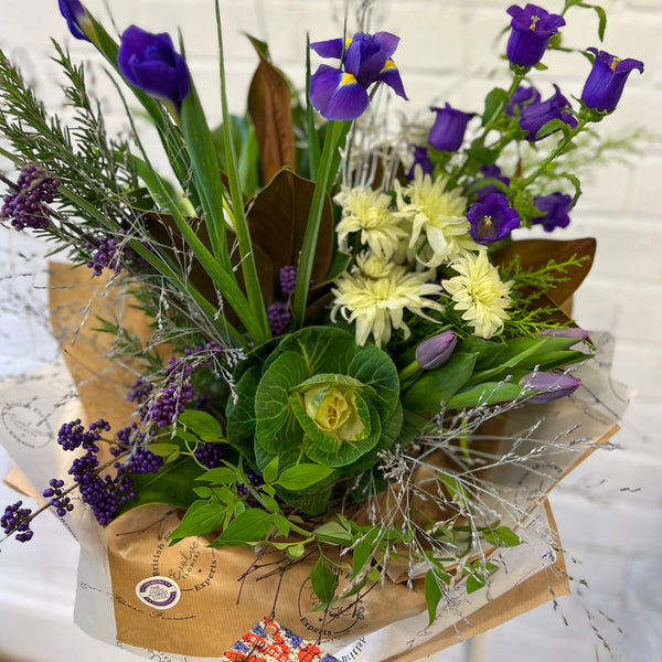 Brassica (Indoor grown) White Crane-10 stems