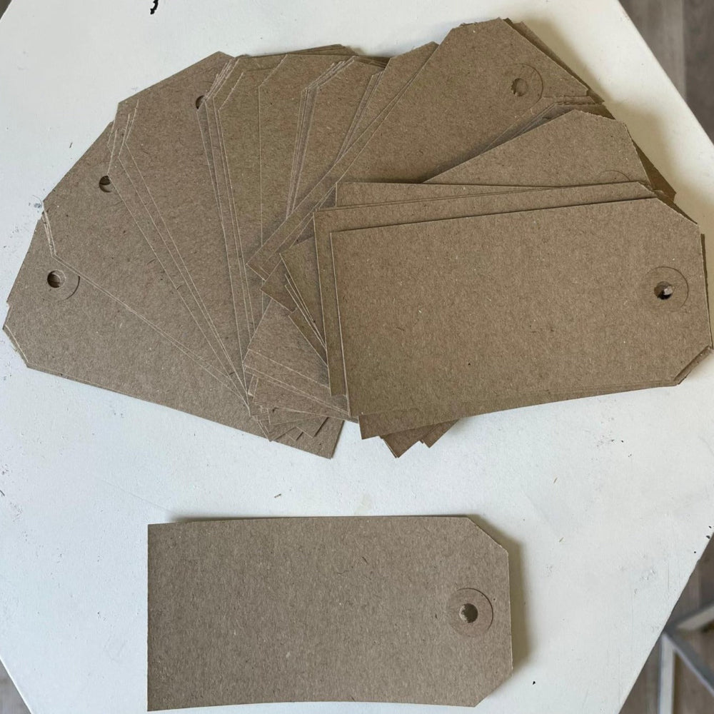 unique gift tag kraft paper