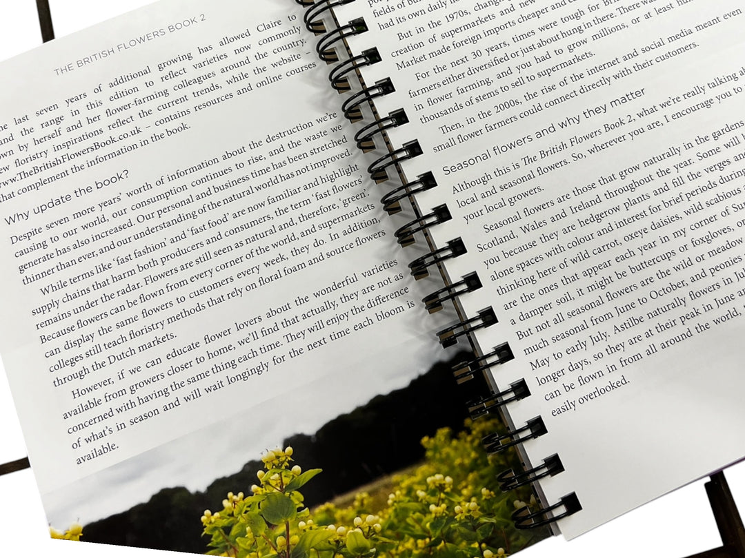 The British Flowers Book 2 - by Claire Brown (INCL. Delivery)