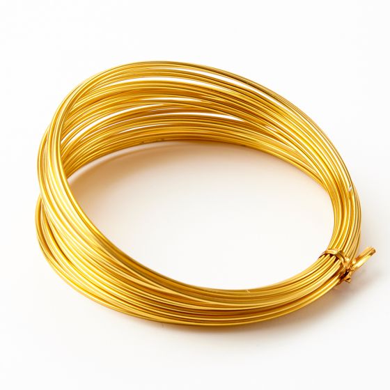 gold florist wire