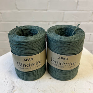 Wire -bind wire/Paper covered - Green
