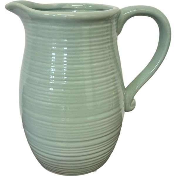 Ceramic Jug - York 20cm - Sage Green