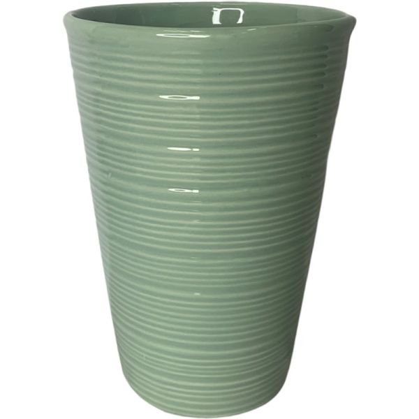 Ceramic Vase - York 18cm - Sage Green