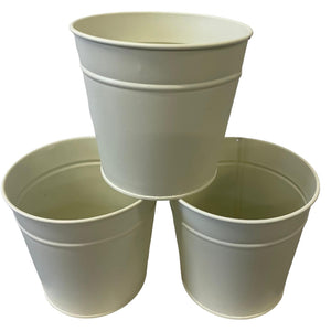 ivory zinc plant pot buy now