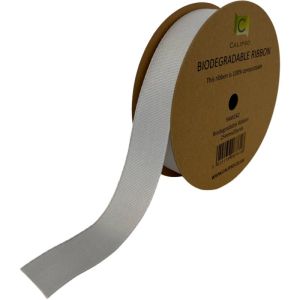 eco grey ribbon biodegradable 