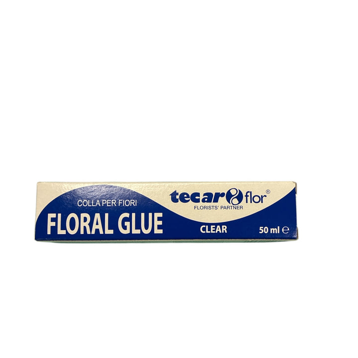 Box of Tecar Flor floral glue on a white background