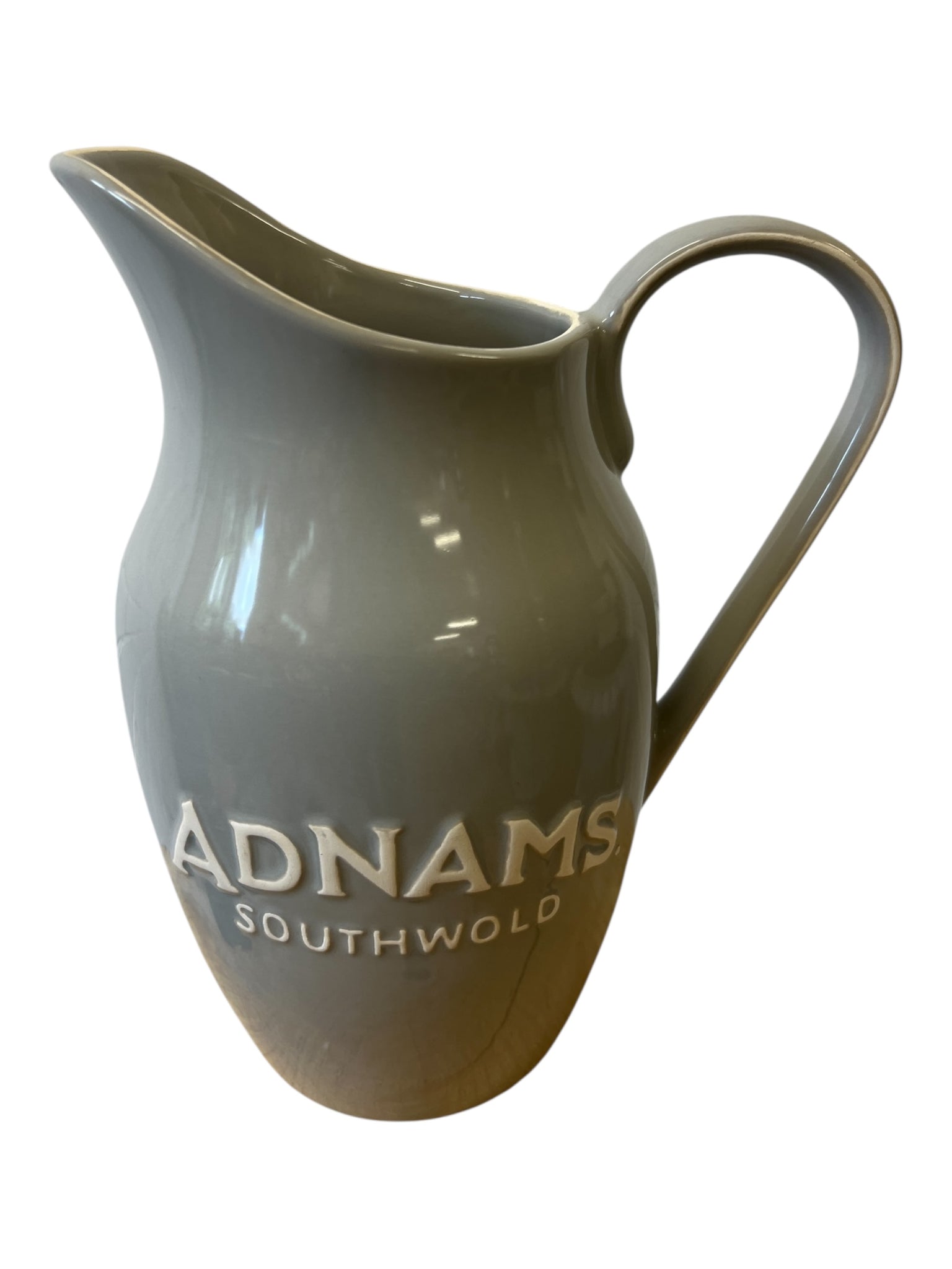 CERAMIC - Southwold Adnams Jug - 10.5" - Embossed Grey