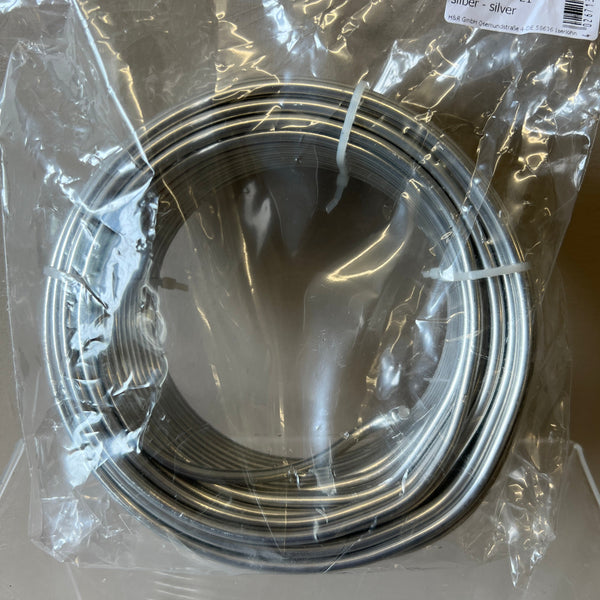 Wire - Aluminium 5mm x 1kg spool silver