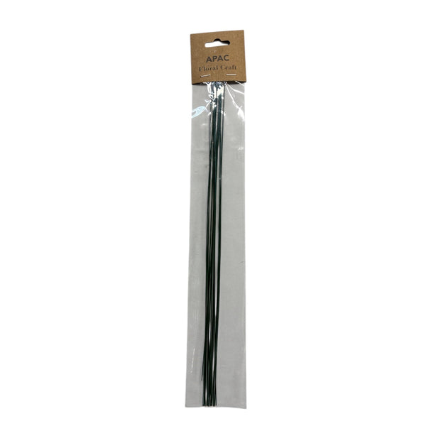 0.9mm florist wire – 35cm length, pack of 10 medium-duty wires for structural floral work and sustainable arrangements.