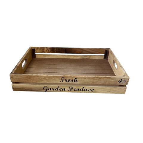 wooden display tray decorative acacia 