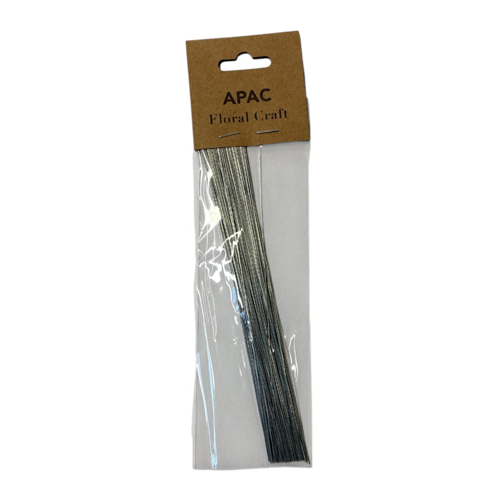 0.32mm fine florist wire – 18cm length, pack of 10 ultra-light wires for delicate floral wiring and detailed flower arranging.