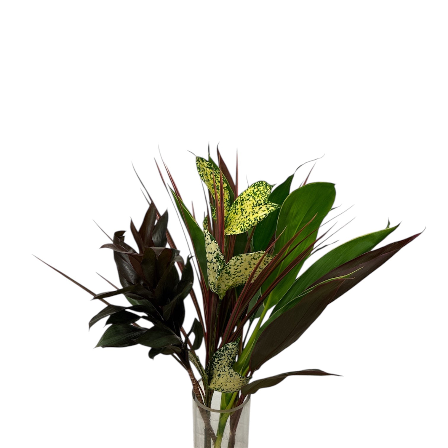 IMPORT - Tropical Bq. Mix Foliage x 6 stems