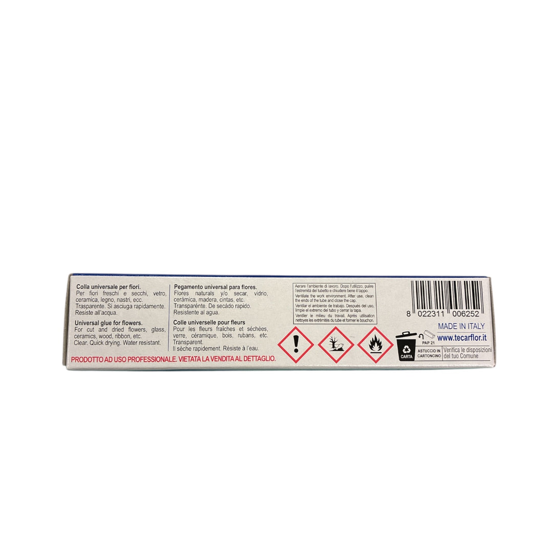 Product label with text and symbols on a white background