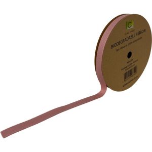 sustainable vintage pink ribbon