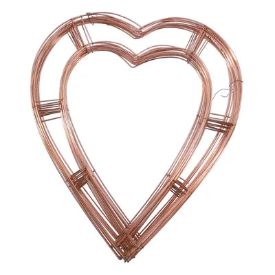 Wire Heart Shape for Wreath Making or Craft 15"