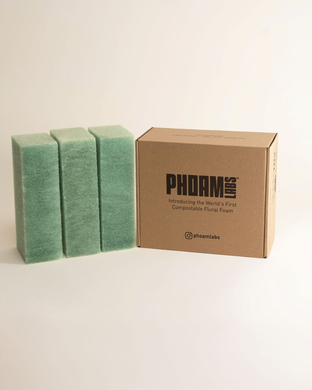 Compostable Floral Foam Blocks by Phoam Labs- Standard 22cm - (3 or 12 blocks) - INCL. DELIVERY