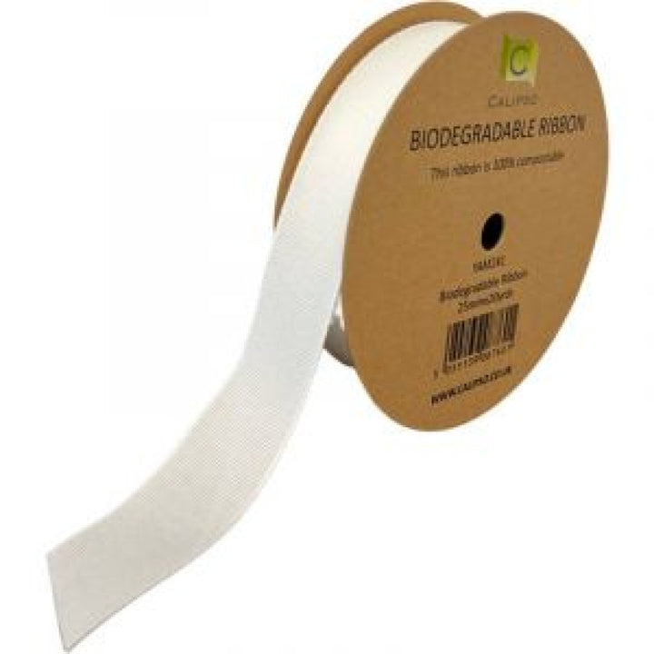 Eco Biodegradable Ribbon | 20 Yards  (Various Widths &amp; Colours Available)