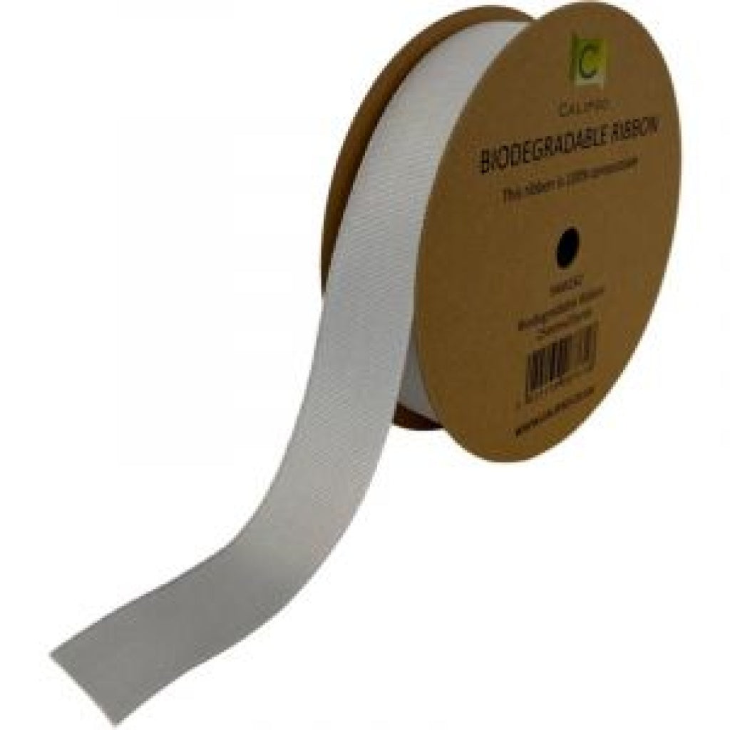 Eco Biodegradable Ribbon | 20 Yards  (Various Widths &amp; Colours Available)