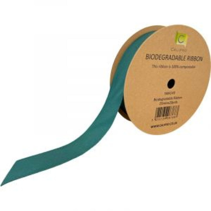 Eco Biodegradable Ribbon | 20 Yards  (Various Widths &amp; Colours Available)