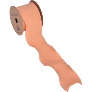 coral peach ribbon flowers UK