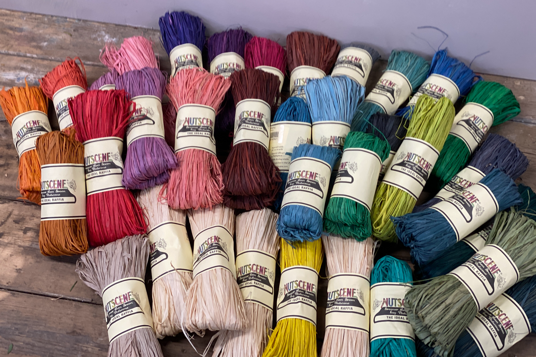 Nutscene Raffia Hanks - Rainbow Fun!