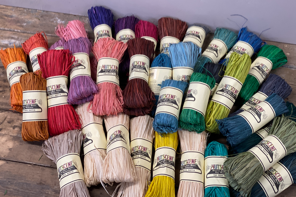 Nutscene Raffia Hanks - Rainbow Fun!