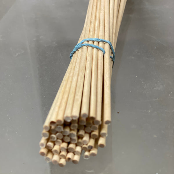 Close up Wooden Kebab Sticks Bundle of 50 pieces