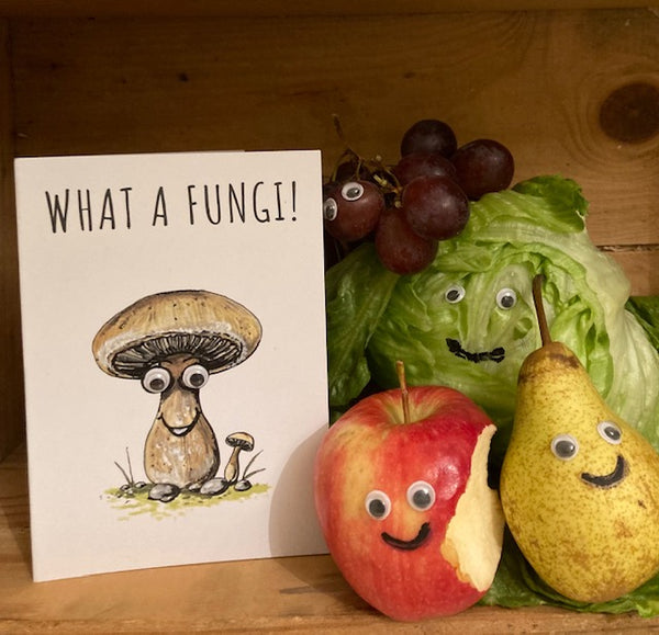 Cards - Folded Googly Eyes - Pack of 12 cards