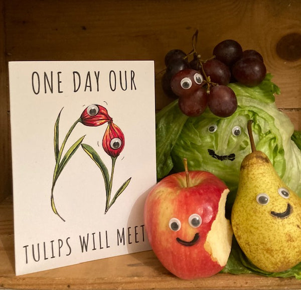 Cards - Folded Googly Eyes - Pack of 12 cards