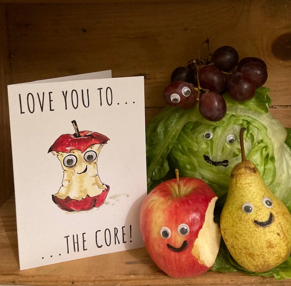 Cards - Folded Googly Eyes - Pack of 12 cards