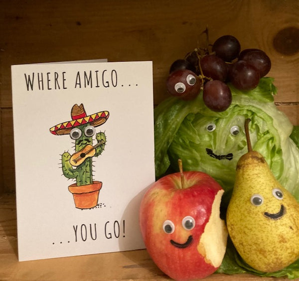 Cards - Folded Googly Eyes - Pack of 12 cards