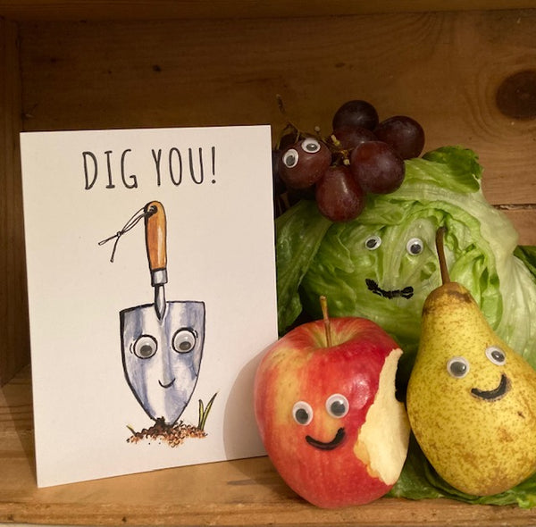 Cards - Folded Googly Eyes - Pack of 12 cards