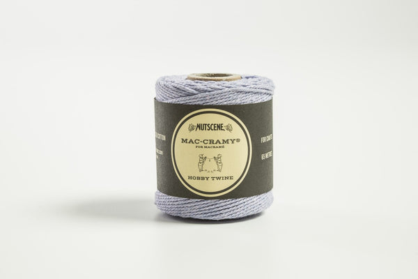 Spool of Grey Fine Macramé Cotton Twine