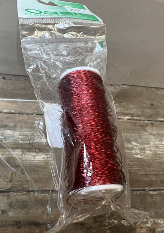 Wire - Bullion wire Reel RED 0.30mm 100g