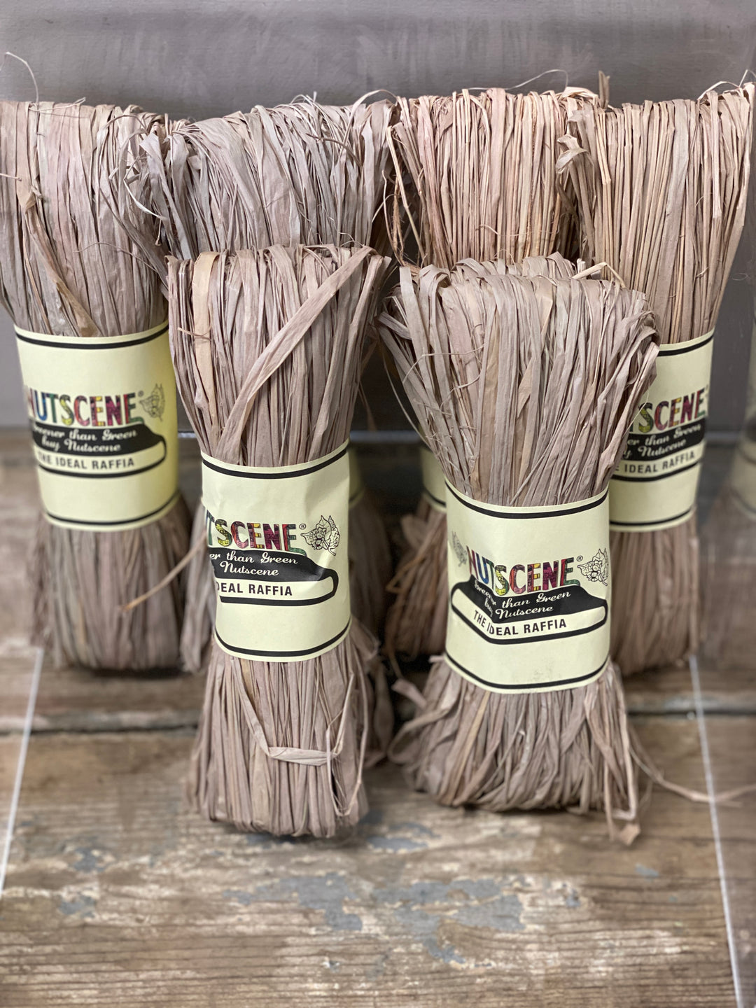 Nutscene Raffia Hanks - Rainbow Fun!