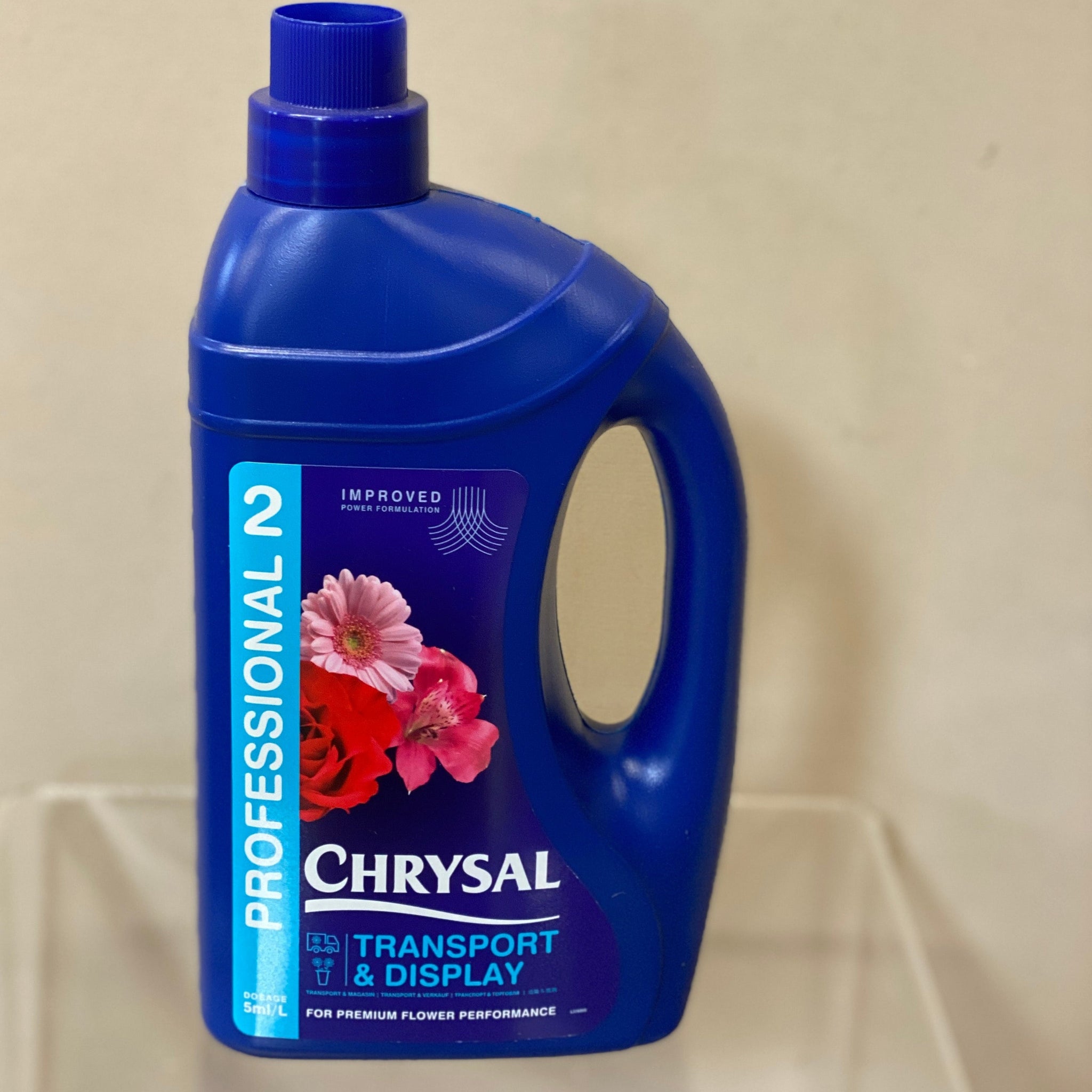 Chrysal Professional 2 - 1Litre Bottle Concentrated Liquid, Dosage 5ml/litre