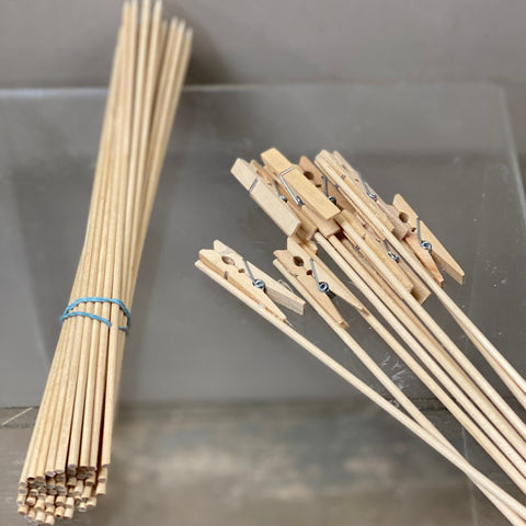 Wooden Kebab Sticks Bundle of 50 pieces