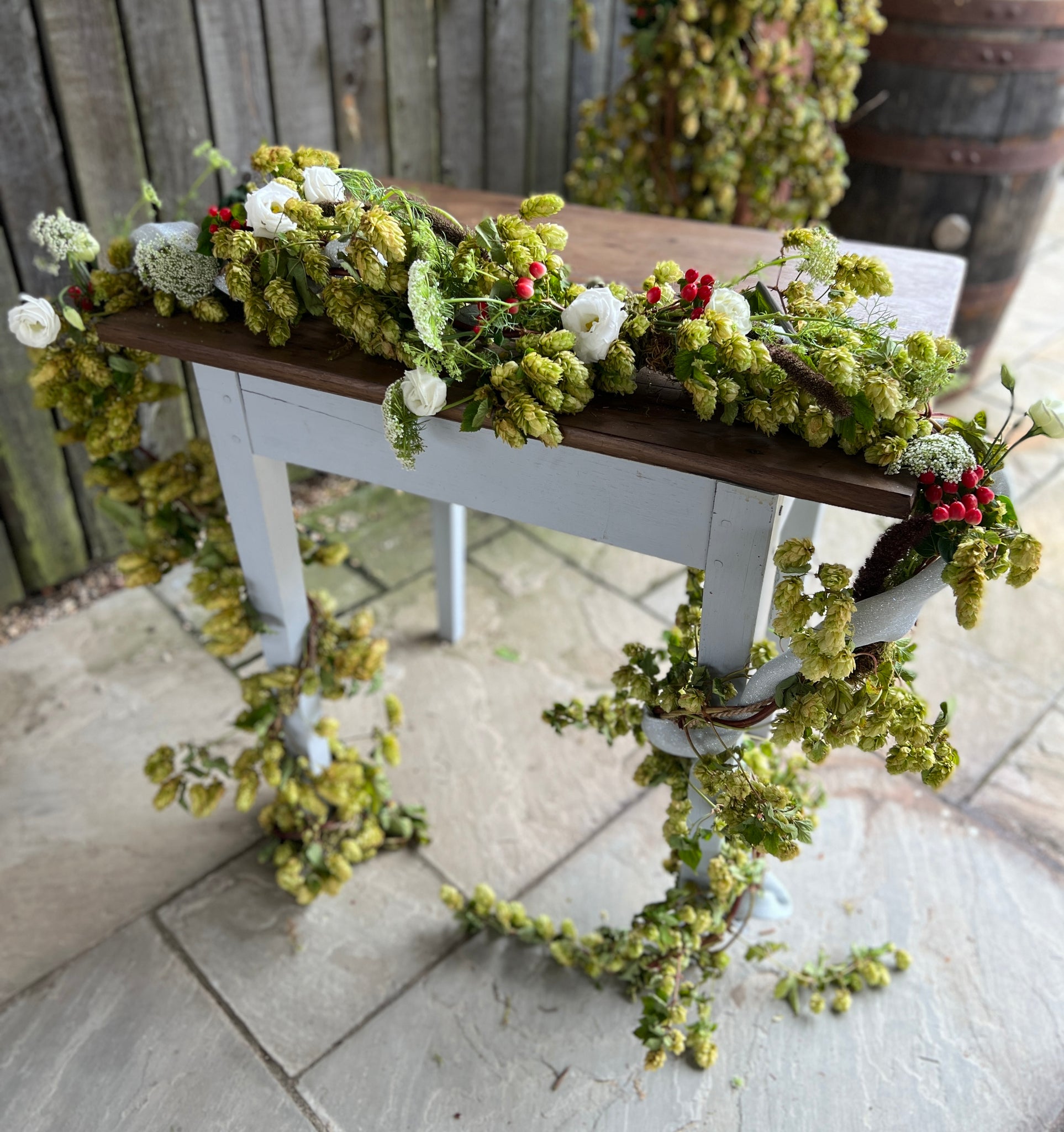DRIED Hops - SLIM Garland 3 metres approx