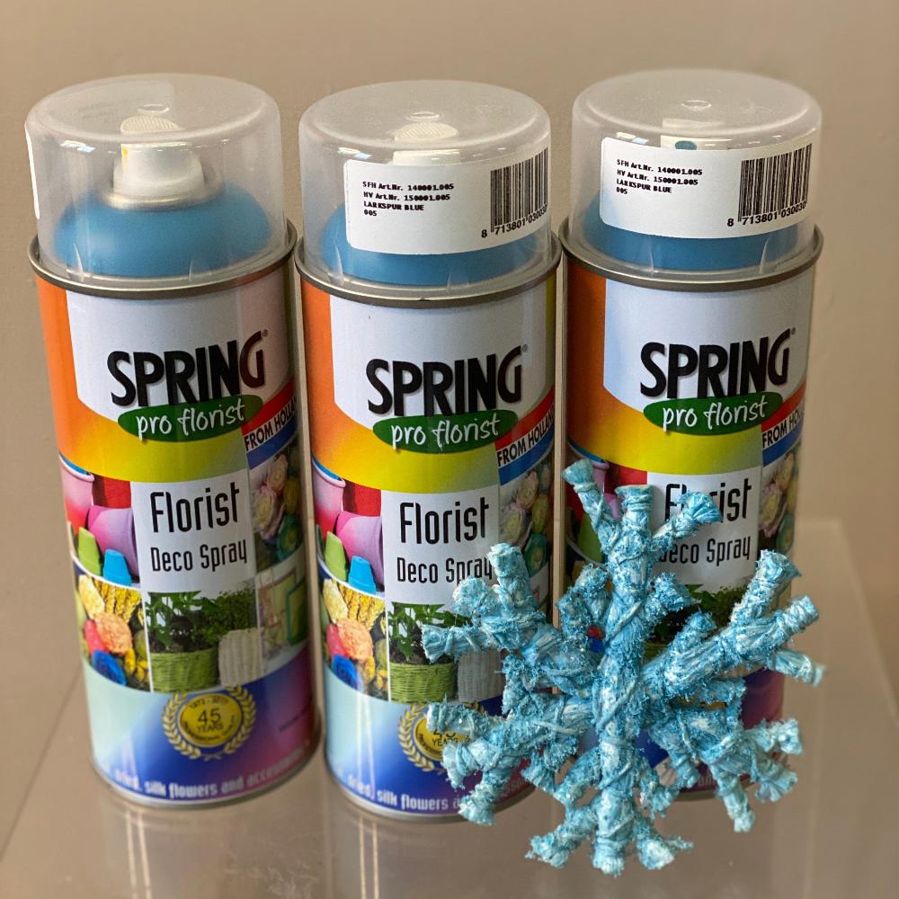spray paint florist blue