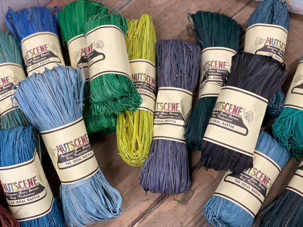 Nutscene Raffia Hanks - Rainbow Fun!