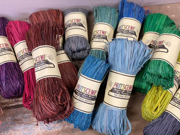 Nutscene Raffia Hanks - Rainbow Fun!