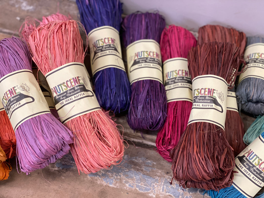 Nutscene Raffia Hanks - Rainbow Fun!