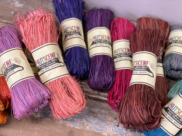 Nutscene Raffia Hanks - Rainbow Fun!