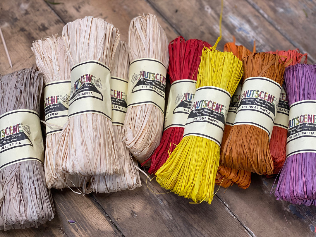 Nutscene Raffia Hanks - Rainbow Fun!