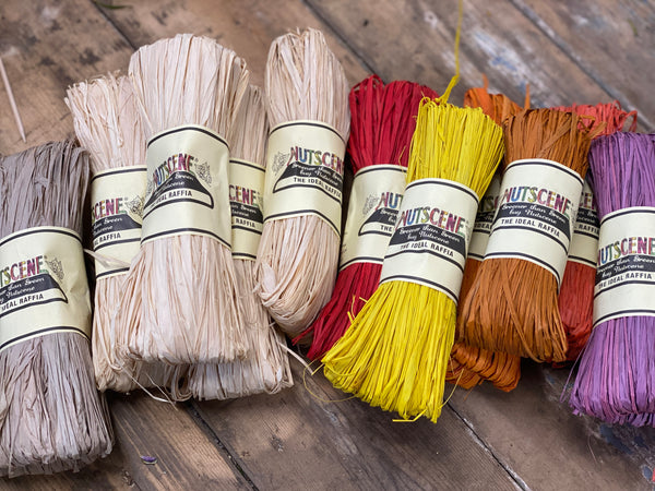 Nutscene Raffia Hanks - Rainbow Fun!