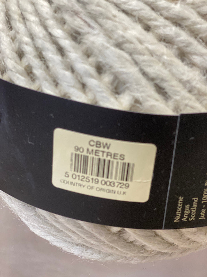UK made white chunky rope 