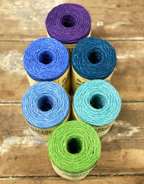 **NEW STOCK IN** Colourful Jute Twine Spools - Heritage